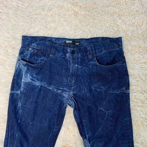 Men’s Skinny Jeans By BDG Dark Stone Wash - Picture 3 of 7